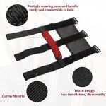 Jeep Wrangler Roll Bar Grab Handles (Red, 4PCS)