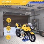 MOTOOS 1100LBS Scissor Lift for ATVs & Bikes