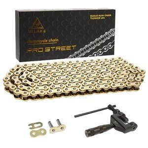 HILAKE Heavy Duty 420 Motorcycle Chain 132 Links