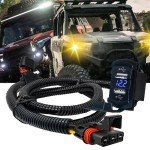 6ft Power Bus Bar Wire Harness with USB Meter