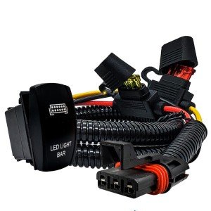 6ft Power Bus Bar Harness with LED Rocker Switch