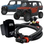 6ft Power Bus Bar Harness with LED Rocker Switch