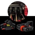 6ft Power Bus Bar Harness with LED Rocker Switch