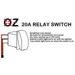 6ft Power Bus Bar Harness with LED Rocker Switch