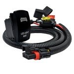 6ft Power Bus Bar Harness with LED Rocker Switch