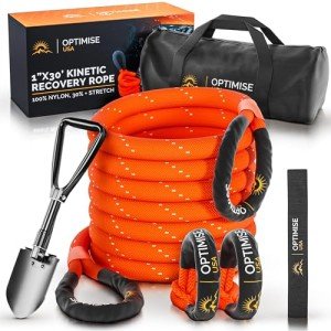 Heavy Duty 30ft Kinetic Recovery Rope Kit