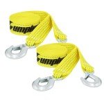 Heavy Duty 2 Pack Recovery Tow Strap Kit