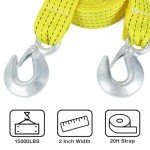 Heavy Duty 2 Pack Recovery Tow Strap Kit