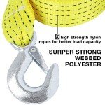 Heavy Duty 2 Pack Recovery Tow Strap Kit