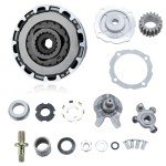 AuInLand 18-Tooth Clutch Assembly for 50cc-125cc ATVs