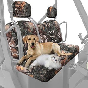 Kemimoto Waterproof Camo UTV Seat Covers Set