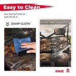 Kemimoto Waterproof Camo UTV Seat Covers Set