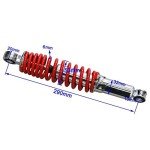WPHMOTO 11.4" Spring Assist Front Shocks for ATV