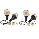 NewYall Upper & Lower Ball Joints for Yamaha YFM350 YFM400 YFM450 YXR660 YXR700 Bruin Grizzly Big Bear Kodiak Wolverine Rhino 2000-2014