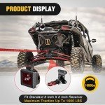 Nilight 2-Inch Tow Hitch for Can Am Maverick