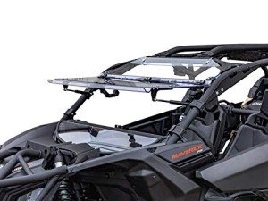 SuperATV Scratch Resistant Flip Windshield for Maverick X3