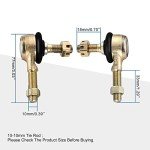 GOOFIT 10-10mm Left and Right Hand Tie Rod Ball Joint Replacement for 110cc Kazuma Chinese ATV Quad Four Wheeler SunL TaoTao Dirt Bike Go Kart Moped Scooter
