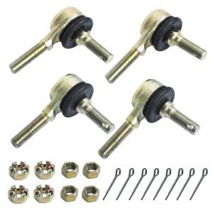 HOOUP 10mm 0.39" Left and Right Hand Tie Rod End Ball Joint for 50cc 70cc 90cc 110cc 125cc Tao Tao Coolster Baja 150ss Kazuma Apollo Roketa SunL Kymco Chinese Four Wheeler ATV Quad Go Kart Heavy Duty