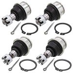 NICHE Ball Joint Kit for Honda 51375-HP5-601 51355-HP5-601 Rancher 350 TRX350TM 420 TRX420FE TRX420FPE 400 Upper Lower