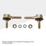 GOOFIT 10-10mm Left and Right Hand Tie Rod Ball Joint Replacement for 110cc Kazuma Chinese ATV Quad Four Wheeler SunL TaoTao Dirt Bike Go Kart Moped Scooter