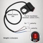 Zihvfzu ATV Handlebar Light Switch - 2 Pack