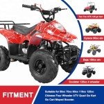 HOOUP 10mm 0.39" Left and Right Hand Tie Rod End Ball Joint for 50cc 70cc 90cc 110cc 125cc Tao Tao Coolster Baja 150ss Kazuma Apollo Roketa SunL Kymco Chinese Four Wheeler ATV Quad Go Kart Heavy Duty