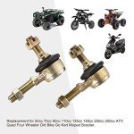 GOOFIT 10-10mm Left and Right Hand Tie Rod Ball Joint Replacement for 110cc Kazuma Chinese ATV Quad Four Wheeler SunL TaoTao Dirt Bike Go Kart Moped Scooter