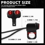 SOLLON 7/8" Waterproof ATV Light Switch 12V