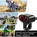 SOLLON 7/8" Waterproof ATV Light Switch 12V