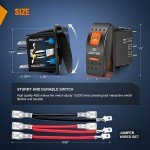 Nilight UTV LED Light Bar Switch with Backlight