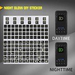 DaierTek 20A 12V Waterproof Rocker Switch Set