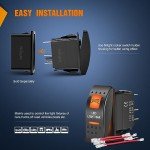 Nilight UTV LED Light Bar Switch with Backlight