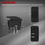 Heavy-Duty Waterproof Rocker Switch for ATV/Boat