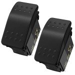 Rocker Switch 12V Waterproof for ATV & Marine