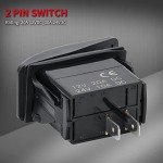 Heavy-Duty Waterproof Rocker Switch for ATV/Boat