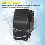 Rocker Switch 12V Waterproof for ATV & Marine