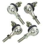 HOOUP 10mm 0.39" Left and Right Hand Tie Rod End Ball Joint for 50cc 70cc 90cc 110cc 125cc Tao Tao Coolster Baja 150ss Kazuma Apollo Roketa SunL Kymco Chinese Four Wheeler ATV Quad Go Kart Heavy Duty