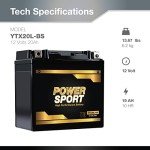 YTX20L-BS Battery for Yamaha Grizzly 660
