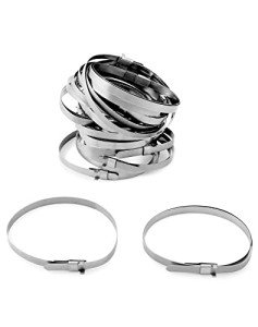 QWORK 20-Pack Stainless Steel CV Boot Clamps