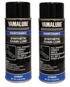 Yamaha Yamalube Synthetic Chain Lube Spray - 2 Pack