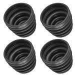 Caltric 2 Rear Axle Inner And Outer CV Boot Kits Compatible with Polaris Sportsman 500 4X4 HO 1999-2005