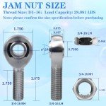 3/4" Heim Joint Rod End Kit - Left & Right