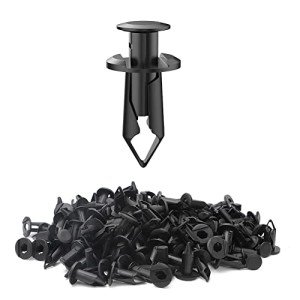 100pc 8mm ATV Fender Push Retainer Clips