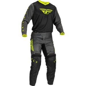 Fly Racing 2023 F-16 Moto Gear Set - Black/Grey