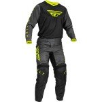 Fly Racing 2023 F-16 Moto Gear Set - Black/Grey