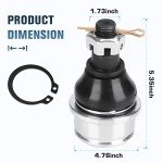 Youxmoto Lower Upper Ball Joints for Honda Fourtrax 300/ Foreman 400 1988-2003/ Kodiak Grizzly, for Yamaha RHINO 700 450 660; for Arctic Cat Havoc/Stampede 2017 2018, 5FU-F3549-00