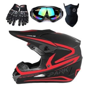 Youth Motocross Helmet Set for ATV and BMX
