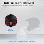 Youth Motocross Helmet Set for ATV and BMX
