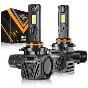 Auxbeam 2024 9005 HB3 Fog Light Bulbs, Wireless 9005 Powersports Bulbs, 6500K 120W 30000LM 800% Brighter 9005 Light Bulbs For UTV ATV Offroad Vehicles, Plug and Play