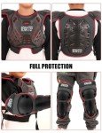Kids' Motocross Chest Protector and Armor Set (Pink)